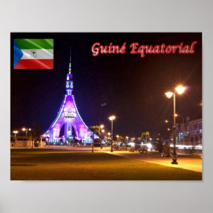 Equatorial Guinea - Bata - Torre de la Libertad - Poster
