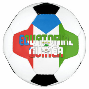 Equatorial Guinea Flag Adorable Patriotic Football
