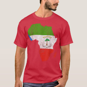 Equatorial Guinea Flag Africa Continent Equatorial T-Shirt