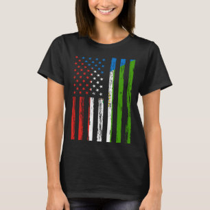 Equatorial Guinea Flag America US Equatorial Guin T-Shirt
