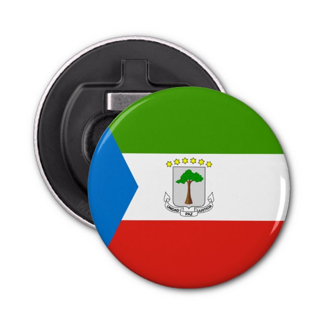Equatorial Guinea Flag Bottle Opener (Front)