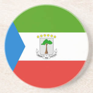 Equatorial Guinea Flag Coaster