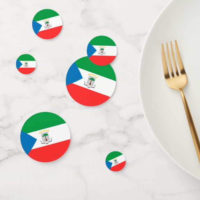 Equatorial Guinea flag Confetti (Group)