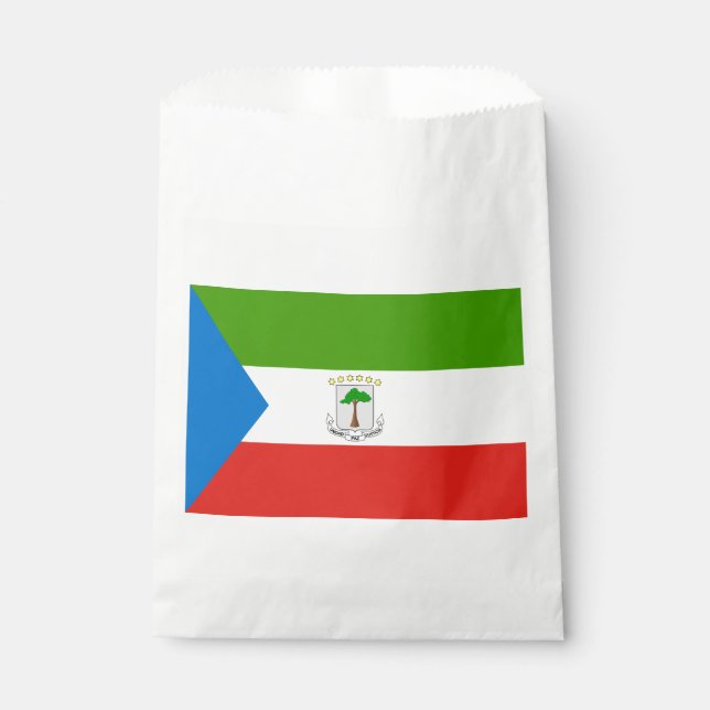 Equatorial Guinea Flag Favour Bags (Front)