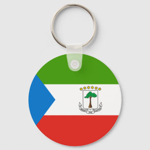 Equatorial Guinea Flag Key Ring
