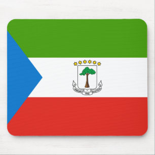 Equatorial Guinea Flag Mouse Mat