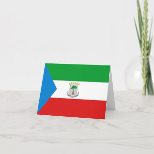 Equatorial Guinea Flag Notecard
