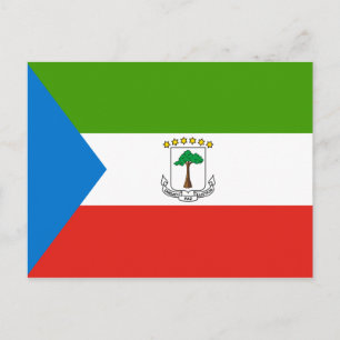 Equatorial Guinea Flag Postcard