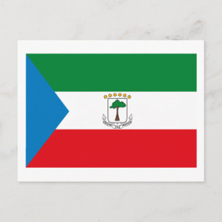 Equatorial Guinea Flag Postcard