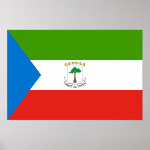 Equatorial Guinea flag  Poster