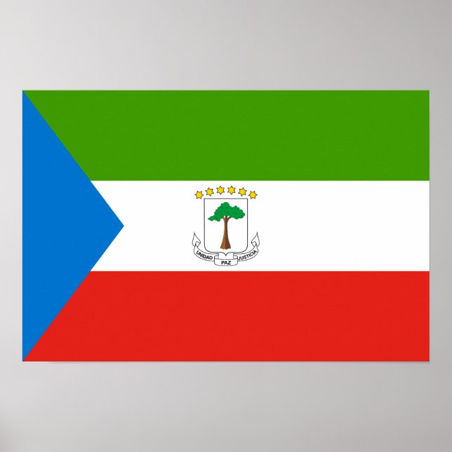 Equatorial Guinea flag  Poster (Front)