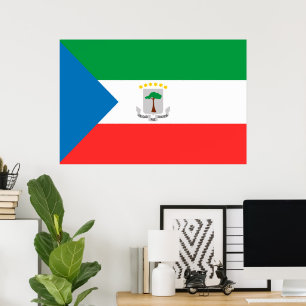 Equatorial Guinea flag Poster
