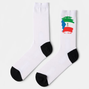 Equatorial Guinea flag Socks