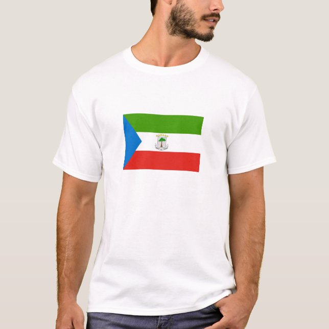 Equatorial Guinea Flag T-Shirt (Front)