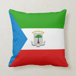 Equatorial Guinea Flag x Flag Pillow