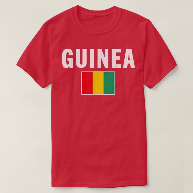 Equatorial Guinea Guinean Tee Flag souvenir Gift  (Design Front)
