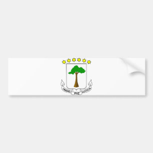 Equatorial Guinea Official Coat Of Arms Heraldry S Bumper Sticker