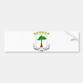 Equatorial Guinea Official Coat Of Arms Heraldry S Bumper Sticker