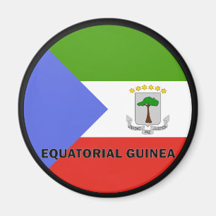 Equatorial Guinea Roundel quality Flag Magnet