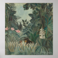 Equatorial Jungle - Henri Rousseau Fine Art