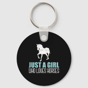 Equestrian Animal Horse Riding Horse Girls Women G Key Ring