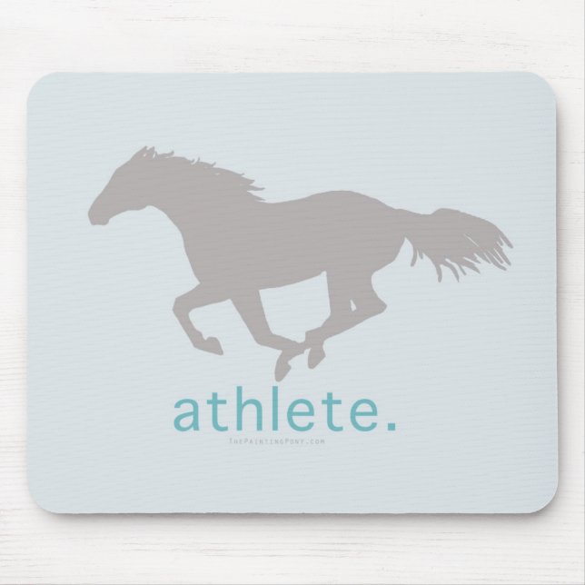 Equestrian Athlete Mouse Mat (Front)