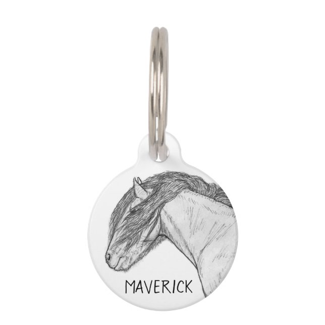 Equestrian Bridle Name Tag (Front)