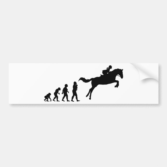 Equestrian Bumper Sticker (Front)