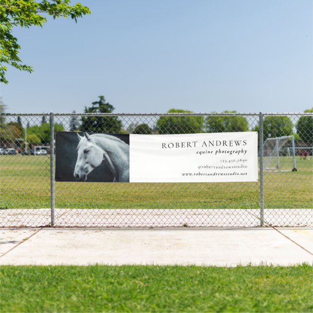 Equestrian Business Equine Pet Photography Banner (Insitu)