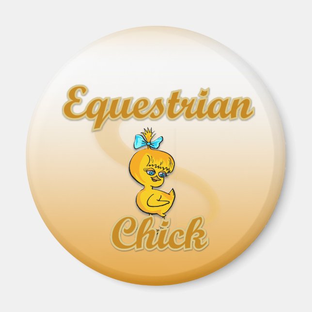 Equestrian Chick Magnet (Front)