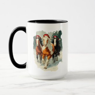 Equestrian Christmas Coffee Mug