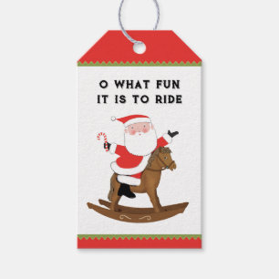 Equestrian Christmas Gift Tags