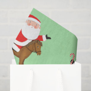 Equestrian Christmas Holiday Gift Tissue Paper