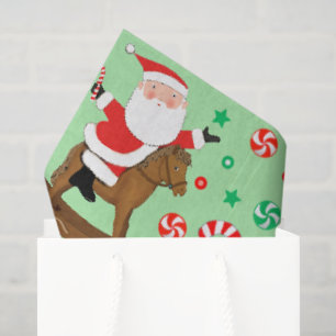 Equestrian Christmas Holiday Gift Tissue Paper