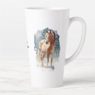 Equestrian Christmas Latte Mug