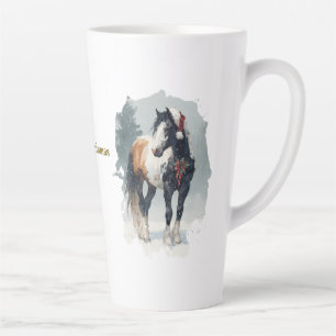 Equestrian Christmas Latte Mug