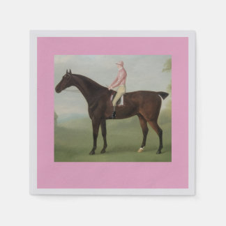 Equestrian Cocktail Napkin