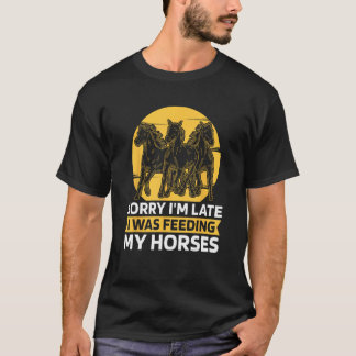 Equestrian Cool  Horseback Horse Riding T-Shirt