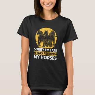 Equestrian Cool  Horseback Horse Riding T-Shirt