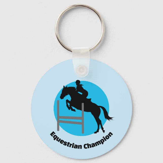 Equestrian Design  Key Ring (Front)