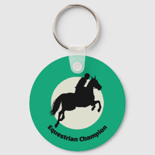 Equestrian Design Keychain