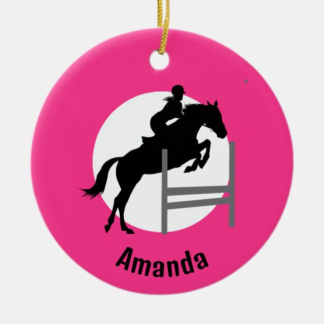 Equestrian Design Ornament (Front)