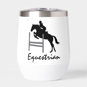 Equestrian Design Thermal Wine Tumbler