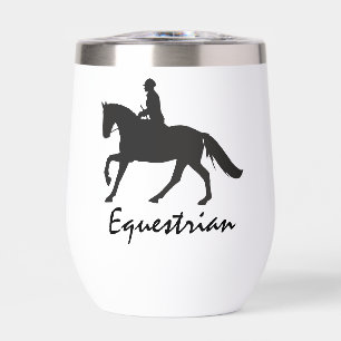 Equestrian Design Thermal Wine Tumbler