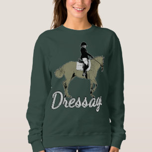 Equestrian Dressage Vintage Illustration. Sweatshirt