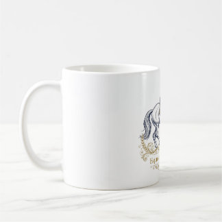 Equestrian Elegance Dressage Horse Art Coffee Mug