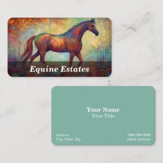 Equestrian / Equine / Horse Business Card