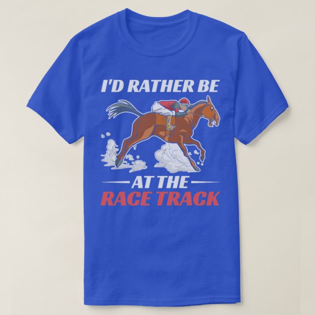 Equestrian Funny English Horse Racing5  T-Shirt (Design Front)