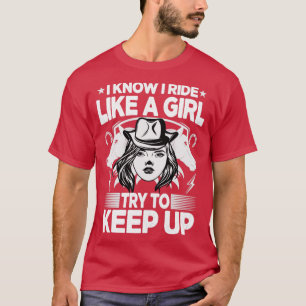 Equestrian Funny English Horse Racing  T-Shirt