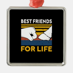 Equestrian Gift Best Friends For Life Metal Tree Decoration
